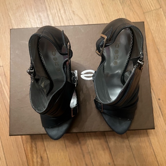 Bebe Retro Leather Ankle Boots - Picture 2 of 7